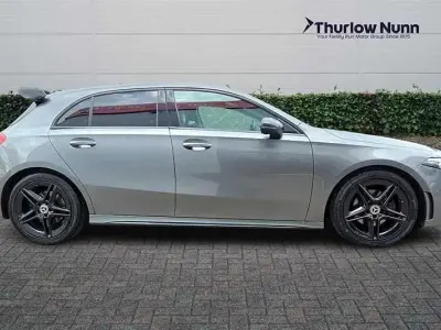 Used Mercedes A200 AMG line 163 HP (119 kW) 2018 Grey Hatchback