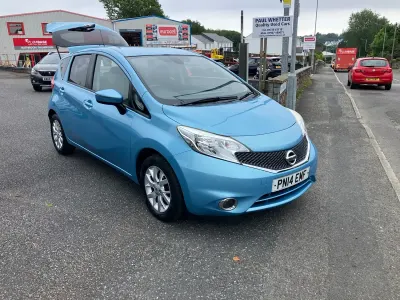 Used Nissan Note Acenta Premium 90 HP (66 kW) 2014 Blue Hatchback