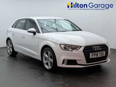Used Audi A3 Sportback Sport 2018 White Hatchback
