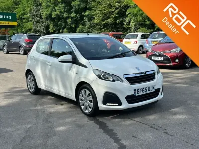 Used Peugeot 108 Active 68 HP (50 kW) 2015 White Hatchback