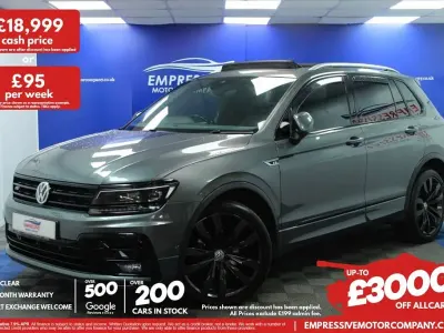 Begagnad VW Tiguan R-line 150 HK (110 kW) 2019 Grå SUV