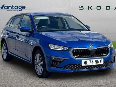 Used Skoda Scala SE L 115 HP (84 kW) 2024 Race blue metallic Hatchback