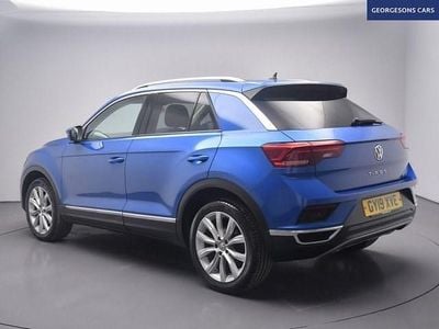 Used VW T-Roc SEL 190 HP (139 kW) 2019 Blue SUV