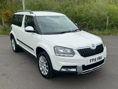Używany Skoda Yeti SE 110 KM (80 kW) 2014 Biały SUV
