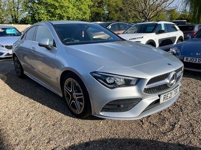 Used Mercedes CLA180 AMG line 136 HP (100 kW) 2021 Silver Sedan