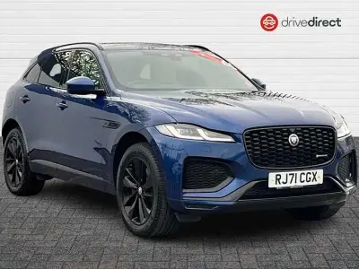 Used Jaguar F-Pace R-Dynamic 404 HP (297 kW) 2021 Blue SUV