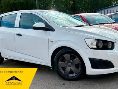 Used Chevrolet Aveo LS 2013 White Hatchback