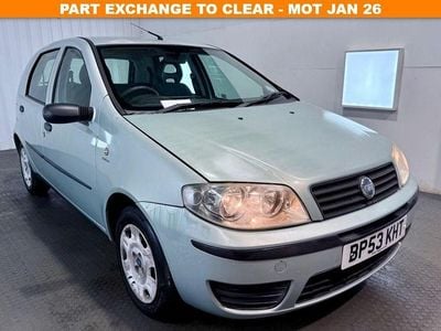 Green Used 2004 Fiat Punto Active Hatchback | £1,250