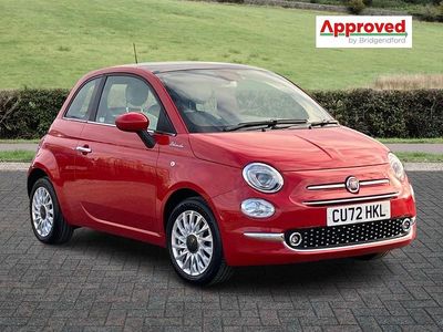 Red Used 2022 Fiat 500 Dolcevita Hatchback | £11,009 (Fair price)