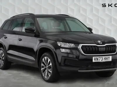 Używany Skoda Kodiaq SE Drive 150 KM (110 kW) 2023 Czarny SUV