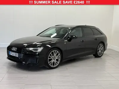 Used Audi A6 Black Edition 204 HP (150 kW) 2021 Black Estate