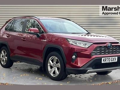 Red Used 2020 Toyota RAV4 Hybrid Design SUV | £21,700 (Fair price)