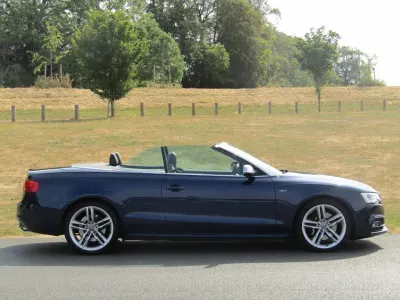 Used Audi S5 Cabriolet Design 333 HP (244 kW) 2012 Blue Cabriolet