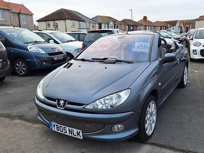 Used Peugeot 206 CC Allure 107 HP (78 kW) 2005 Grey Cabriolet