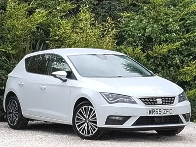 Used Seat Leon XCELLENCE Lux 150 HP (110 kW) 2020 White Coupe