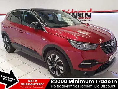 Used Vauxhall Grandland X SRi 130 HP (95 kW) 2019 Red SUV