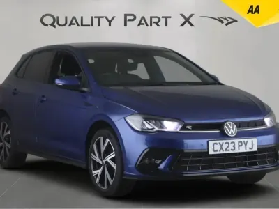 Used VW Polo R-line 95 HP (69 kW) 2023 Blue Hatchback