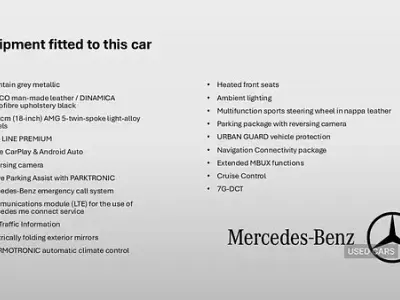 Begagnad Mercedes CLA180 AMG Line Premium 136 HK (100 kW) 2023 Grå Sedan