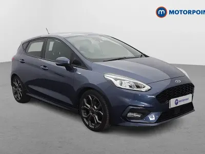 Used Ford Fiesta ST-Line 125 HP (91 kW) 2021 Blue Hatchback
