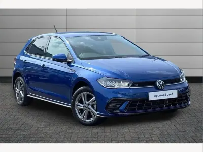 Used VW Polo R-line 95 HP (69 kW) 2025 Blue Hatchback