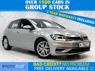 Used VW Golf VII SE 125 HP (91 kW) 2018 Silver Hatchback