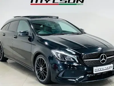 Used Mercedes CLA200 Shooting Brake AMG line 156 HP (114 kW) 2018 Black Estate