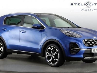Used Kia Sportage GT-Line S 177 HP (130 kW) 2021 Blue SUV