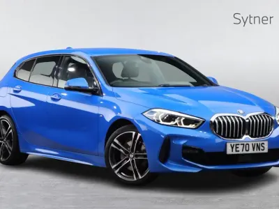 Used BMW 118 M Sport 140 HP (102 kW) 2020 Blue Hatchback