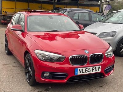 Used BMW 118 Sport Line 2015 Red Hatchback