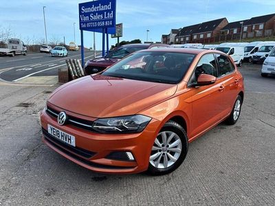 Used VW Polo SE 65 HP (47 kW) 2018 Orange Hatchback