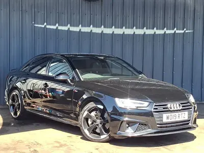 Used Audi A4 Black Edition 245 HP (180 kW) 2019 Black Sedan