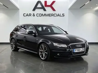 Used Audi A4 S-Line 143 HP (105 kW) 2010 Black Estate
