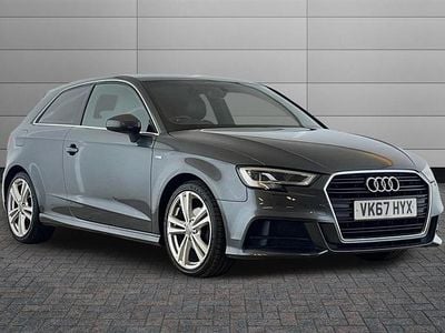 Used Audi A3 S-Line 150 HP (110 kW) 2017 Daytona grey Hatchback