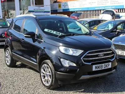 Used Ford Ecosport Titanium 125 HP (91 kW) 2018 Black SUV