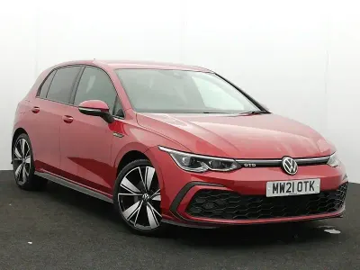 Used VW Golf VIII GTD 200 HP (147 kW) 2021 Red Hatchback