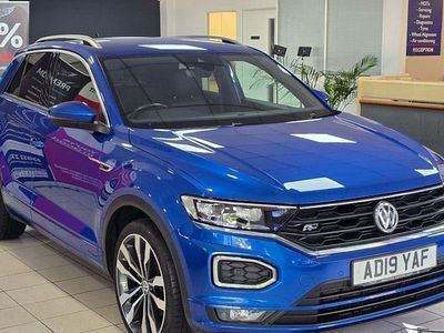 Blue Used 2019 VW T-Roc R-line SUV | £12,800 (Fair price)