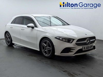 Used Mercedes A200 AMG line 163 HP (119 kW) 2019 White Hatchback