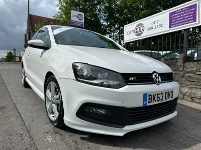 Used VW Polo R-line 105 HP (77 kW) 2013 White Hatchback