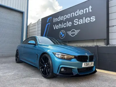 Used BMW 420 Coupé M Sport 190 HP (139 kW) 2018 Blue Coupe