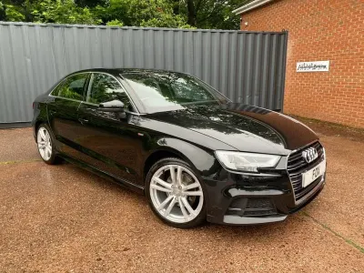 Used Audi A3 S-Line 150 HP (110 kW) 2019 Black Sedan