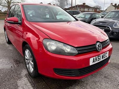 Used VW Golf VI Match 140 HP (102 kW) 2011 Red Hatchback