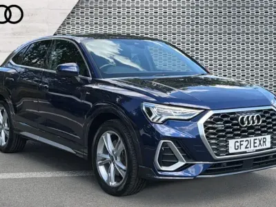 Used Audi Q3 S-Line 245 HP (180 kW) 2021 Blue SUV