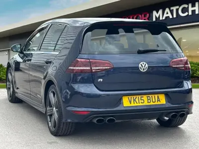 Used VW Golf VII R 2015 Blue Hatchback
