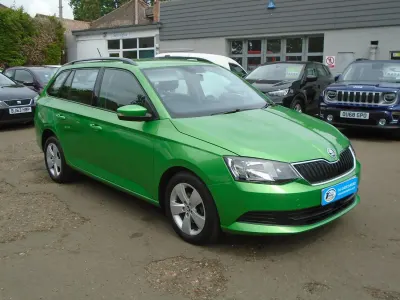 Begagnad Skoda Fabia SE 2017 Grön Kombi