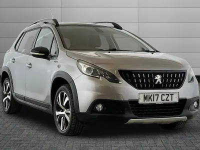 Used Peugeot 2008 GT-line 129 HP (94 kW) 2017 Cumulus grey SUV
