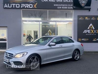 Used Mercedes C220 AMG line 170 HP (125 kW) 2018 Silver Sedan