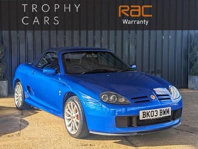 Used MG F 160 HP (117 kW) 2003 Blue Cabriolet