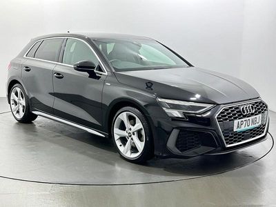 Used Audi A3 Sportback S-Line 2020 Black Hatchback
