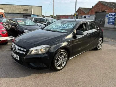 Used Mercedes A200 136 HP (100 kW) 2014 Black Hatchback