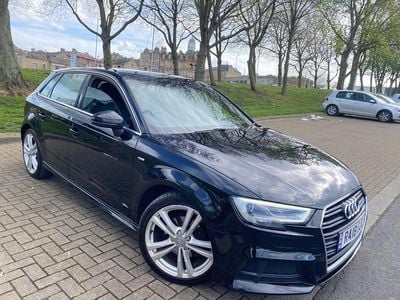 Used Audi A3 S-Line 2018 Black Sedan